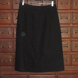 WASHABLE BASIC BLACK POLYESTER SKIRT 10P